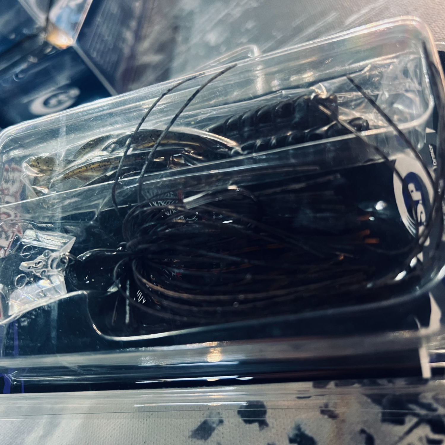 日本OSP虾形路亚饵BLADE JIG挡水板配重铅胡须佬