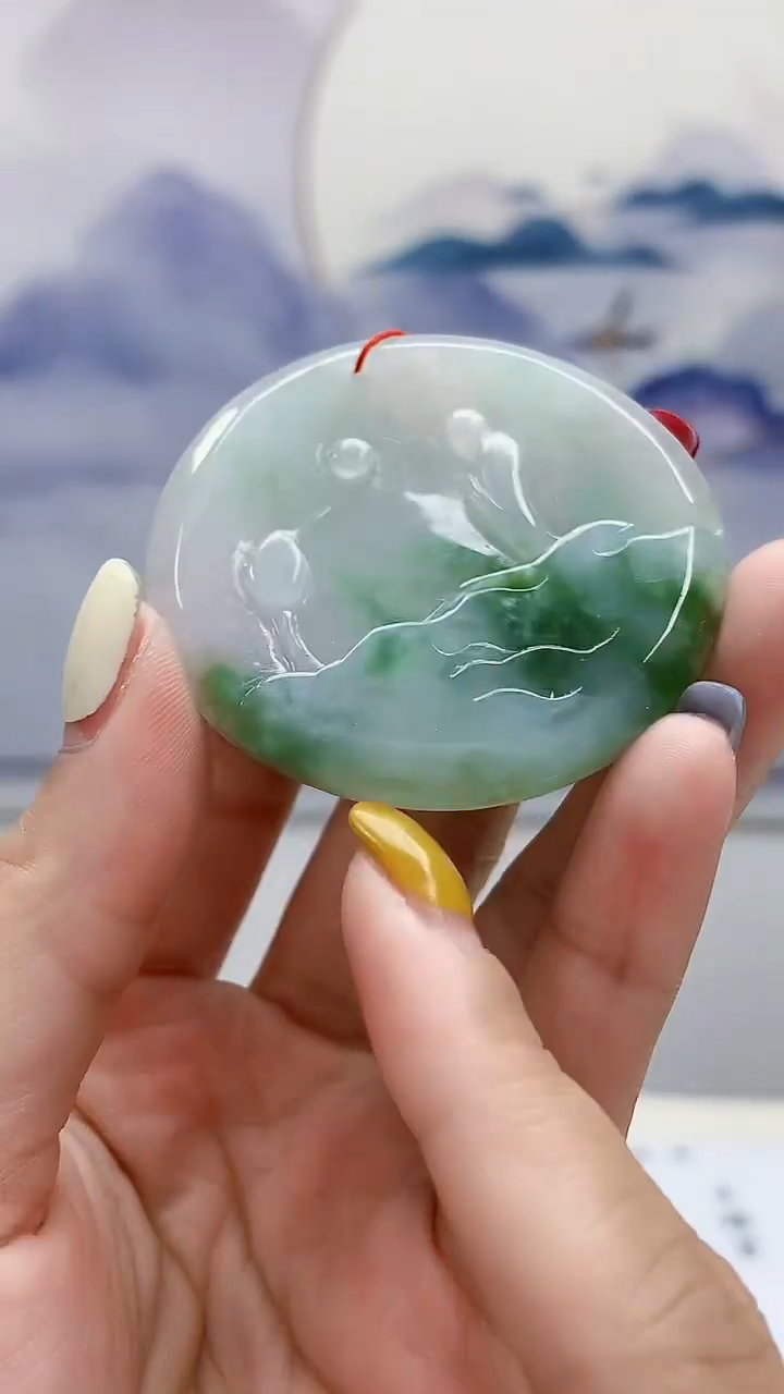 定制翡翠未镶嵌4852lr-毛货挂100