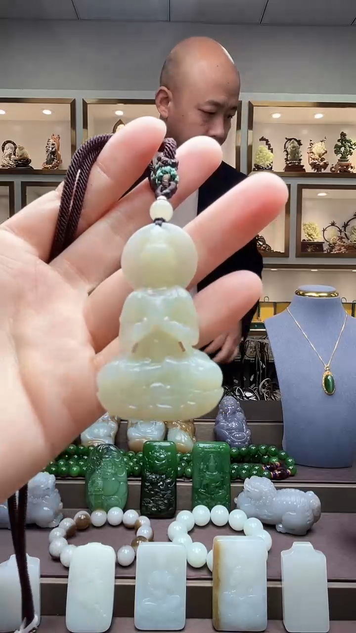 【闪购商品】和田玉挂件未镶嵌苏