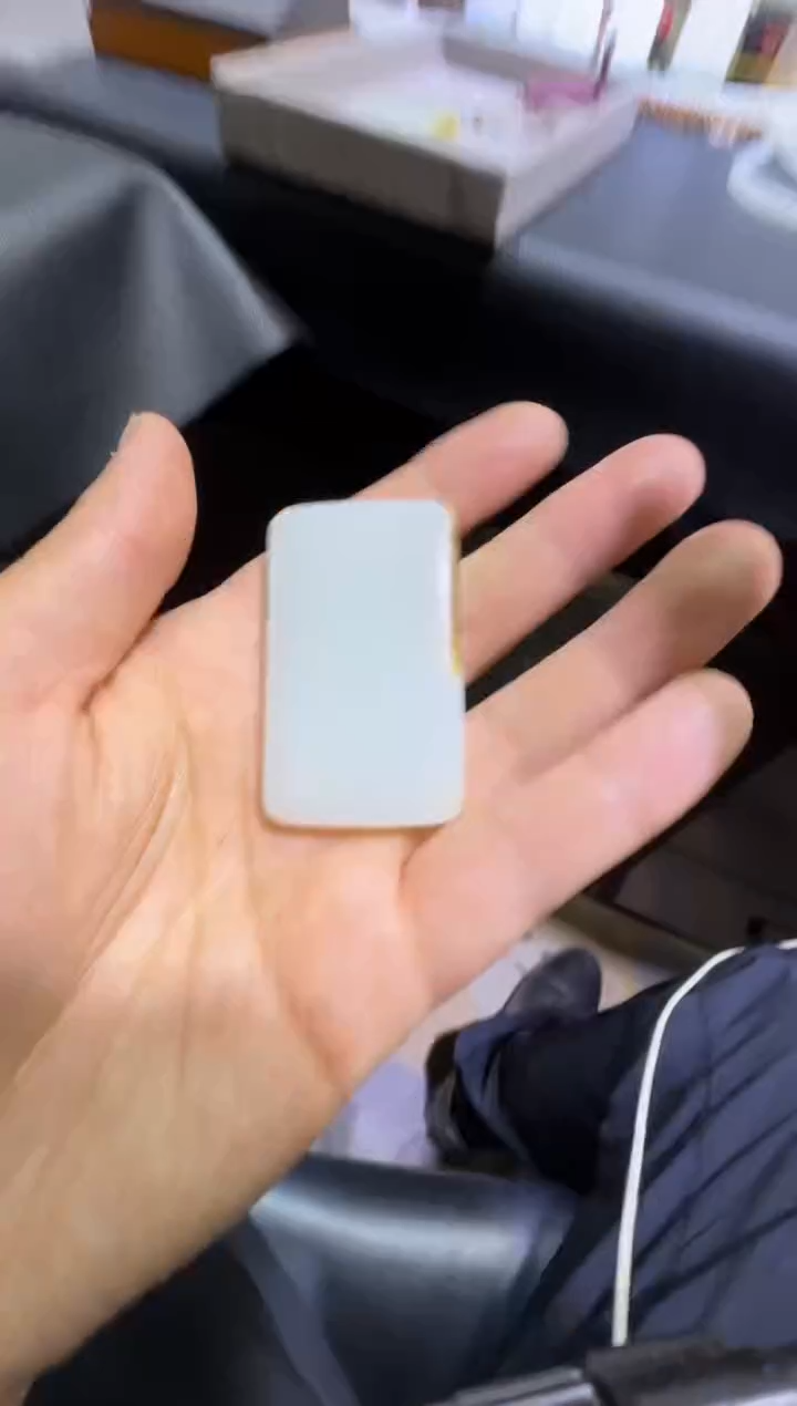 吊坠(不含链)未镶嵌和田玉用****3金山糖白无事牌（产地直发）