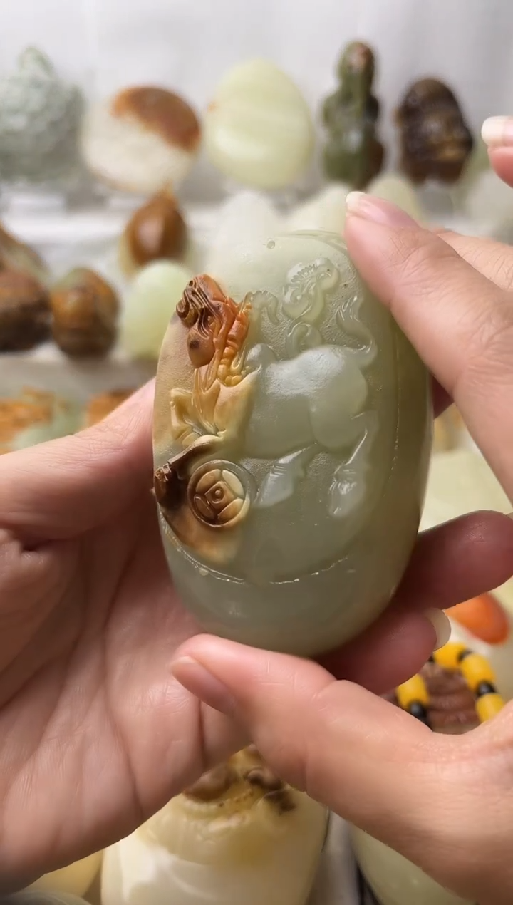 石材古青石棉纹正常不退换牛