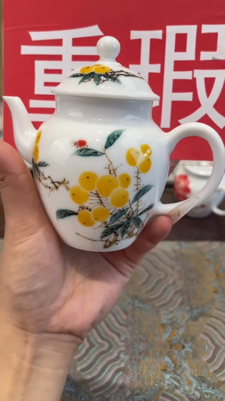 杯子瓷景德镇手工手绘陶瓷
