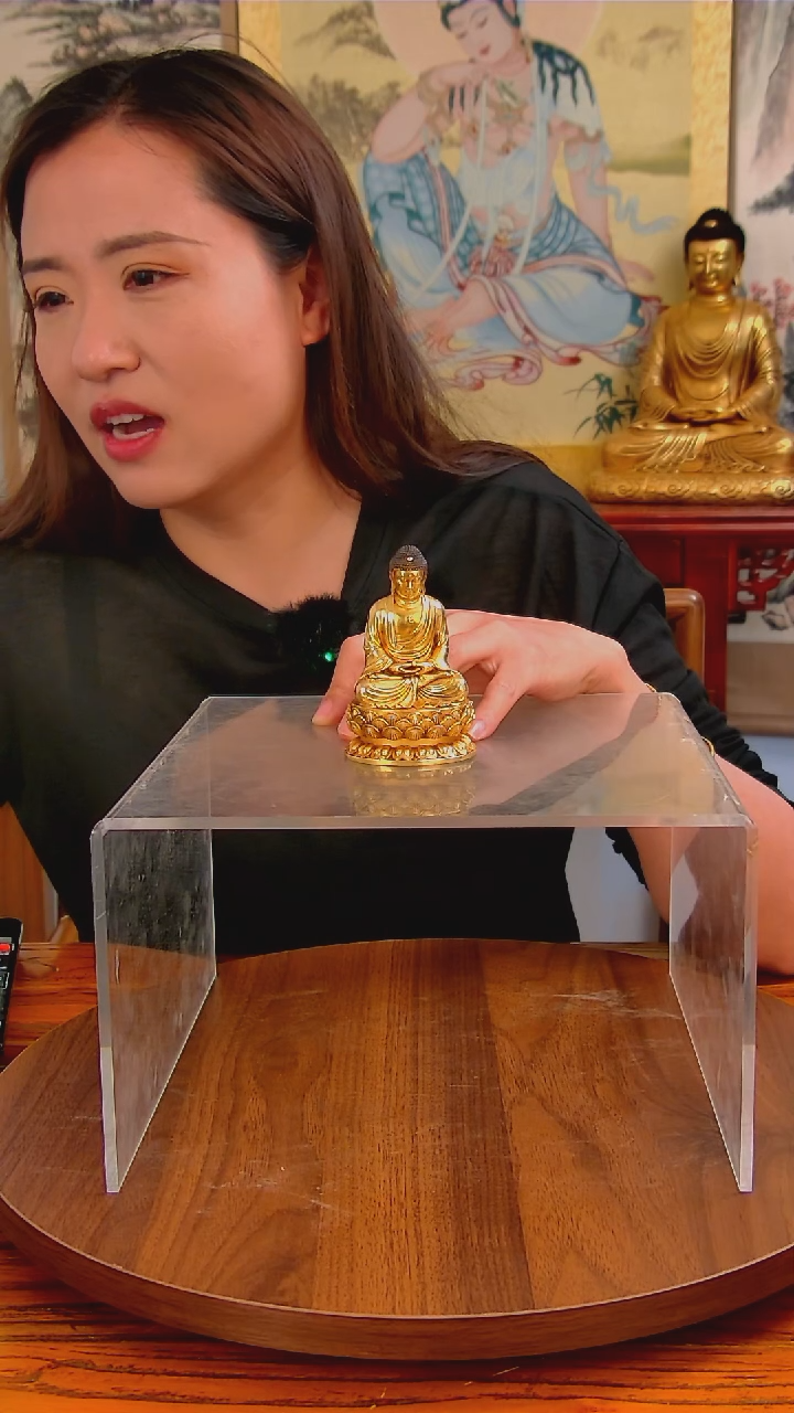 紫铜鎏金-释迦摩尼9公分S2067