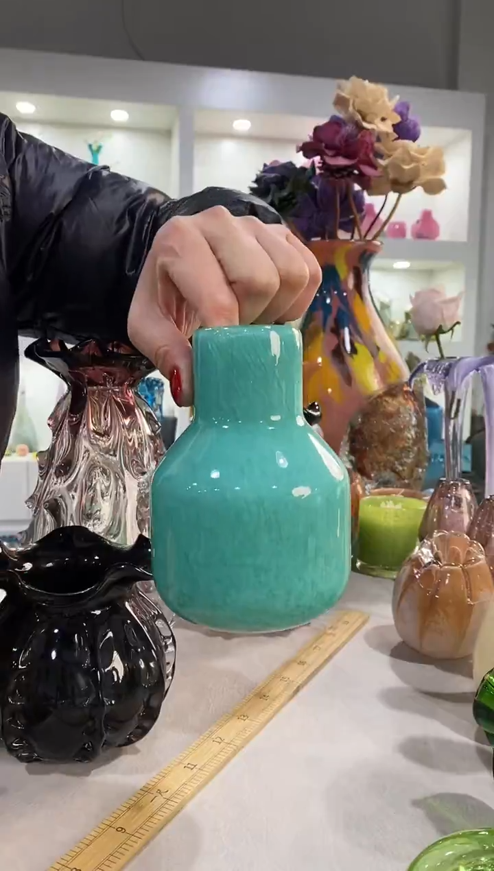 甜*何慕忆家手作琉璃花瓶