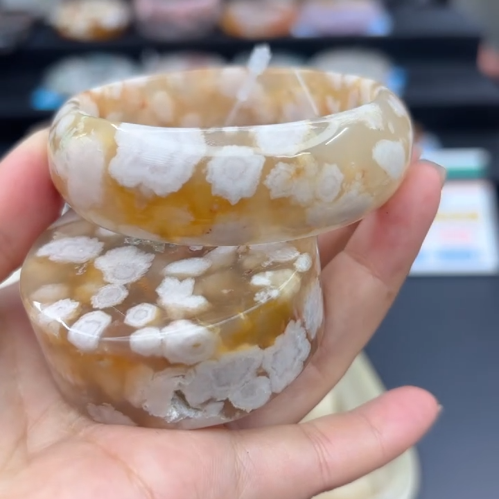 非金属布艺手镯 非金属手镯琦丽雅樱花手镯54  C51