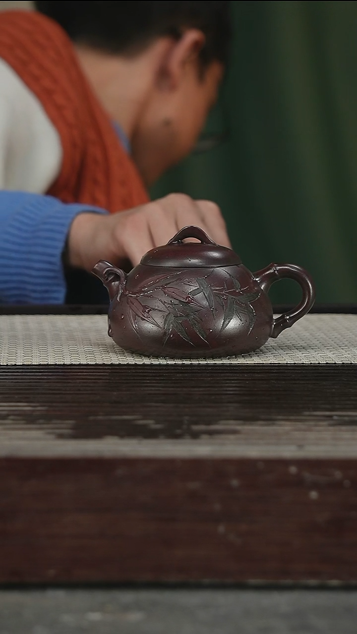 茶壶紫砂省大勇淑英，带证200CC150号