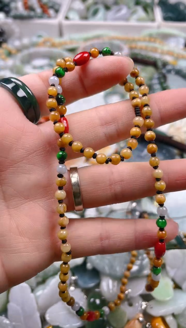 【闪购商品】翡翠颈饰未镶嵌/L/翡翠A货一图一物