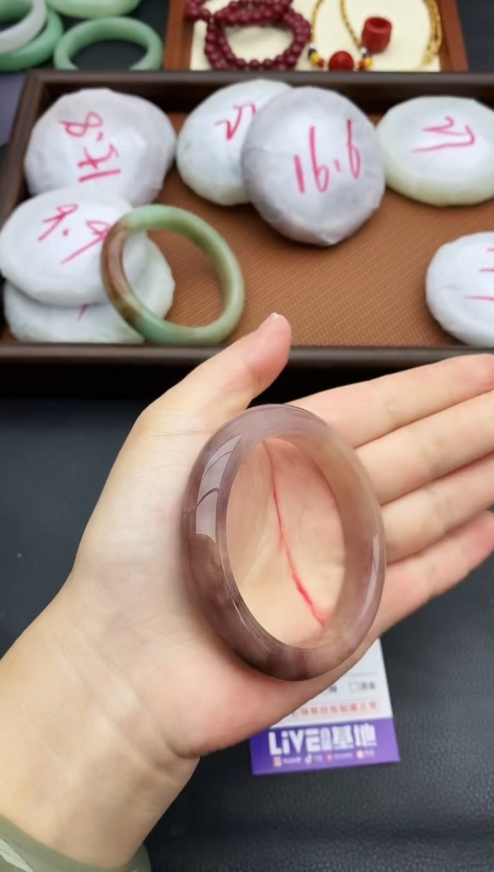 未镶嵌手镯石英质玉84+53/54