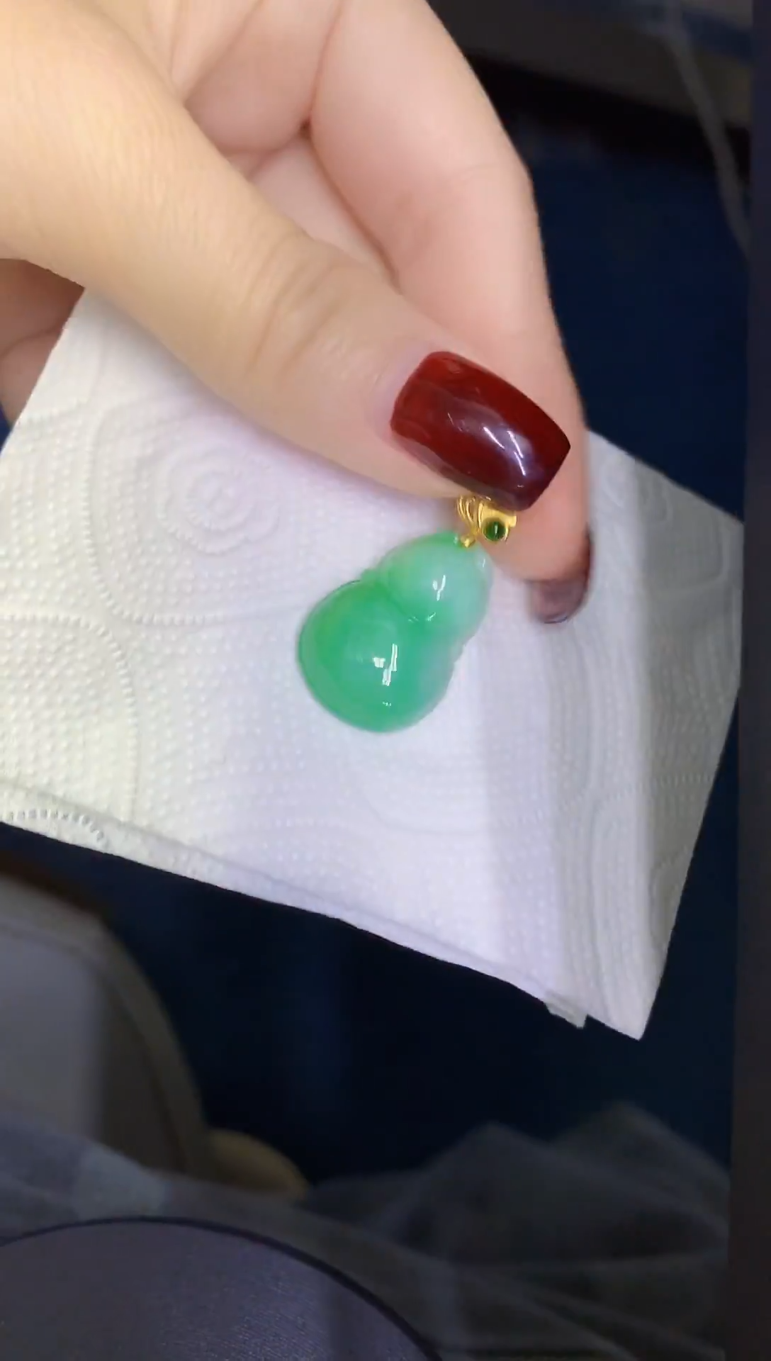 颈饰未镶嵌翡翠缅甸天然翡翠A货