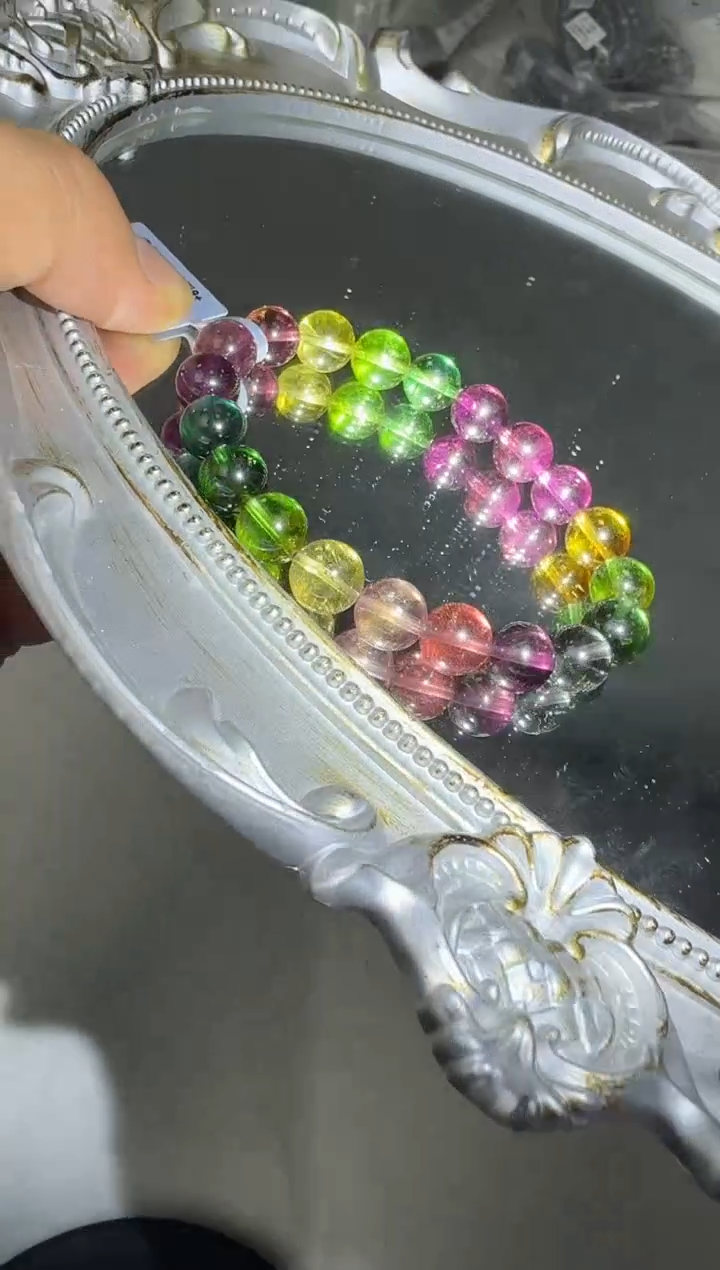 【闪购商品】碧玺手链未镶嵌GXL592约9mm