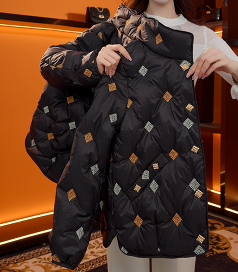 【XX定制】吉光片羽~2025冬季重刺绣轻奢温柔显白羽绒服外套