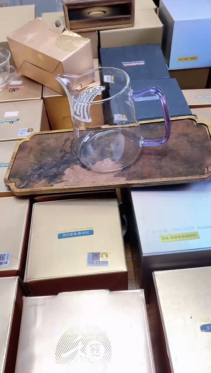 【闪购商品】风谜新月茶器浅紫色