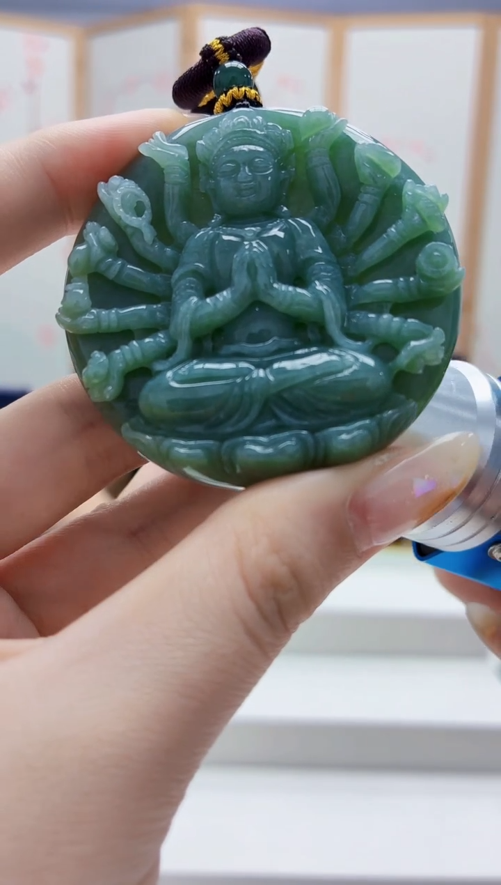 未镶嵌定制翡翠5060jw-毛货挂件117