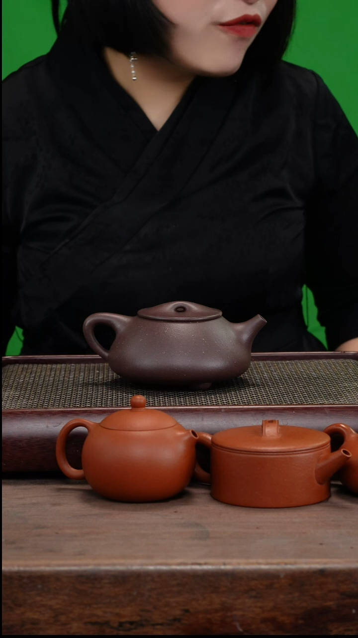 【闪购商品】紫砂茶壶全手工天青景舟石瓢