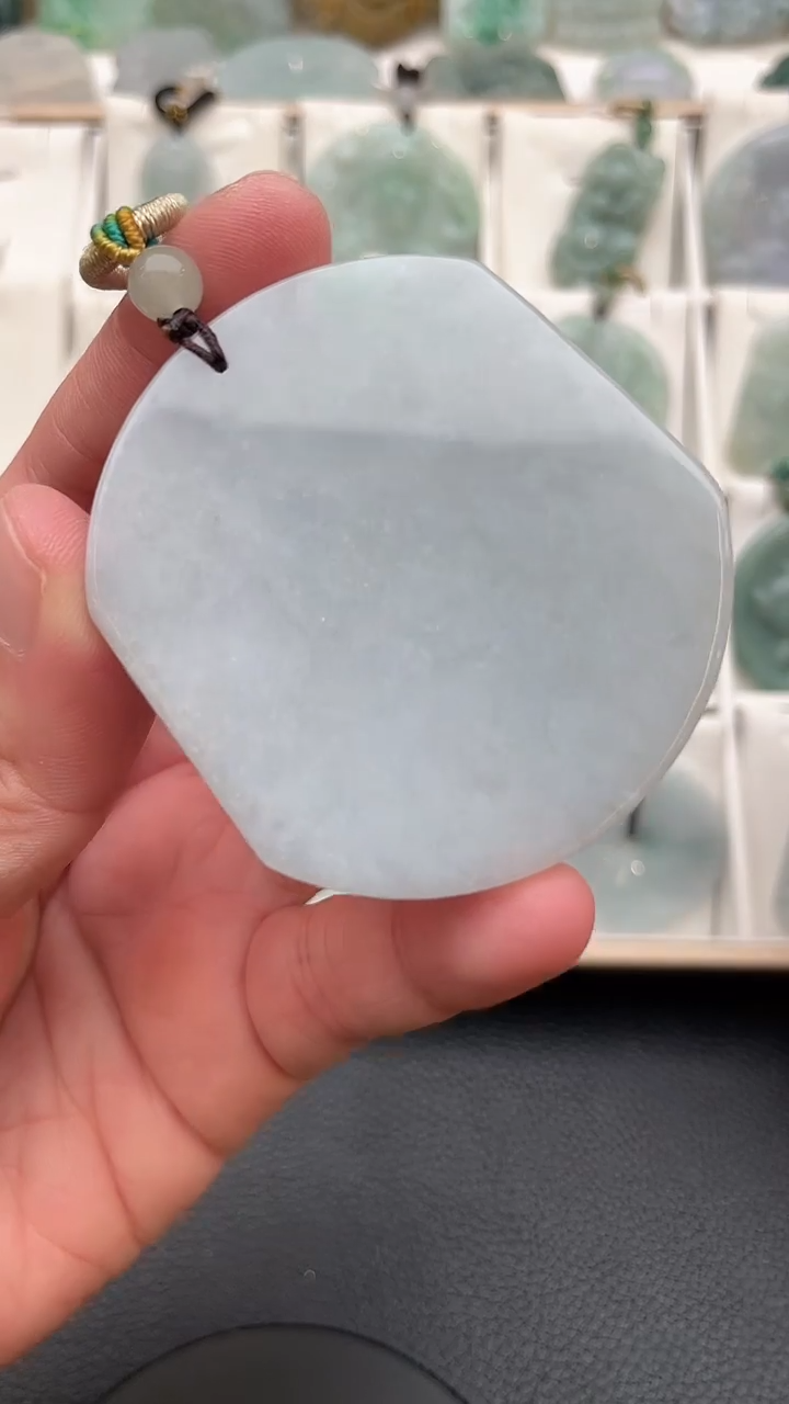 颈饰未镶嵌翡翠天然缅甸翡翠A货147