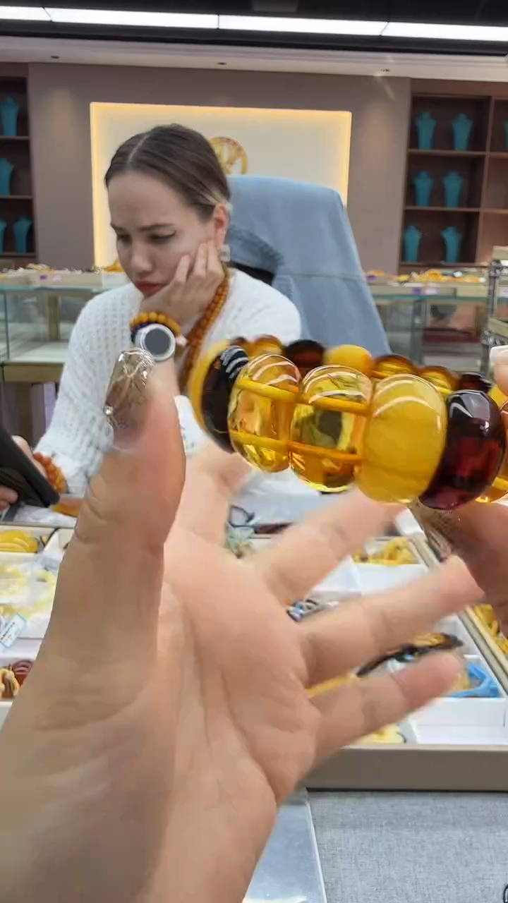 手链琥珀未镶嵌279秒拍号 假一罚三 