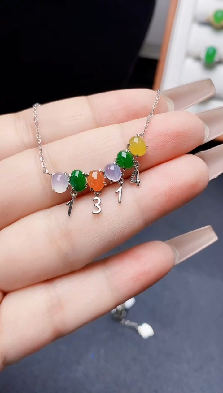 银S925镶嵌戒指翡翠1093