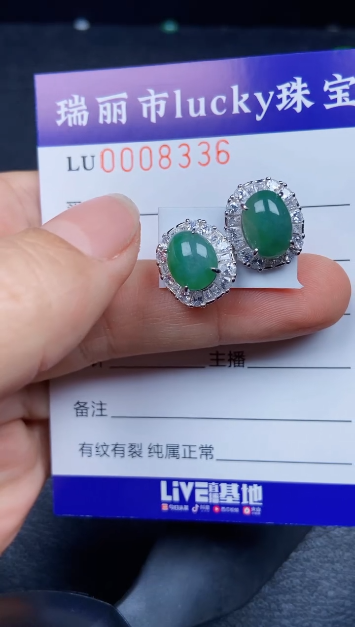 【闪购商品】翡翠颈饰银S925镶嵌8336