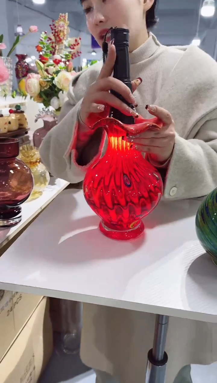 【闪购商品】无铅玻璃UU外贸仓-花瓶--FN42