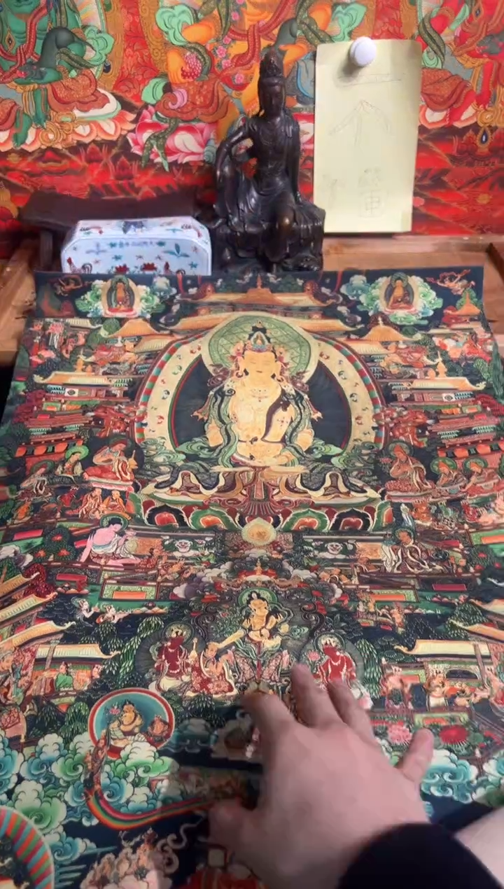 卷轴画卷轴画奥奥的唐卡