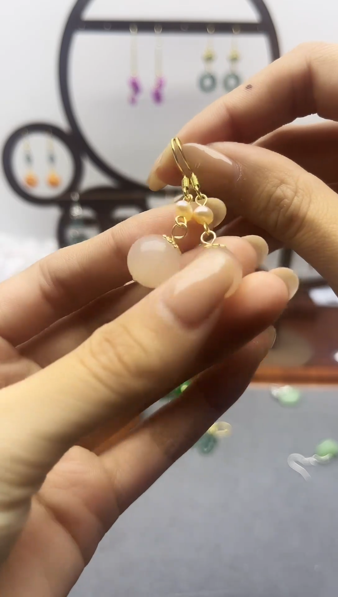 未镶嵌和田玉耳饰820000