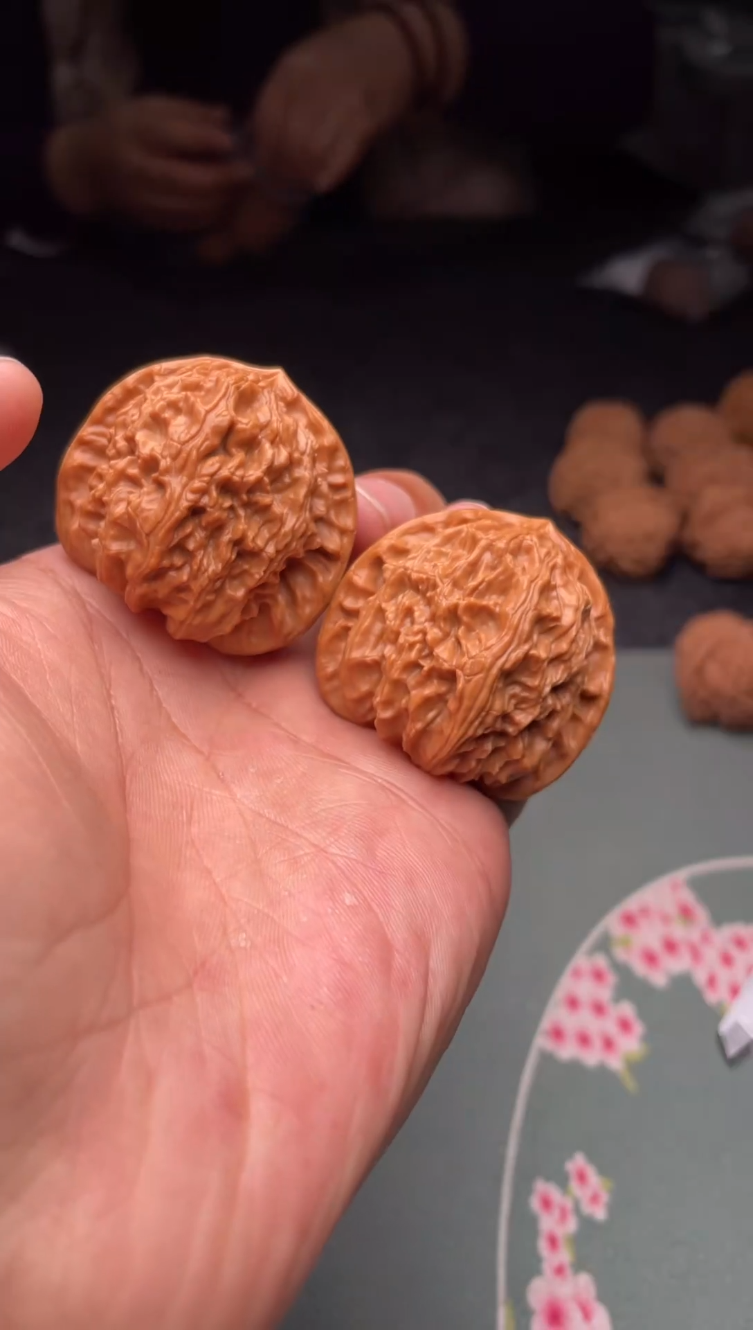 把件文玩核桃a117  白狮子40尺