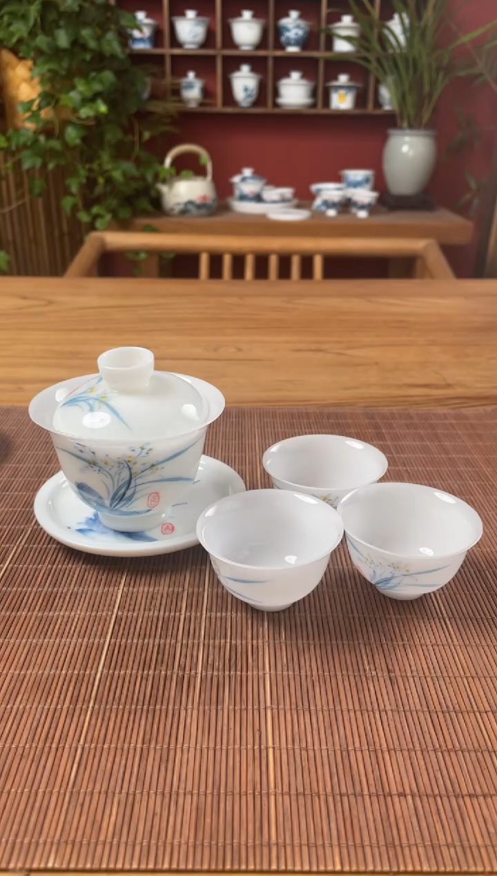 盖碗/杯群芳斋闪购链接（以闪拍图片为准）