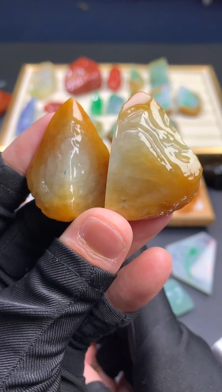 【闪购商品】定制翡翠未镶嵌     一对     