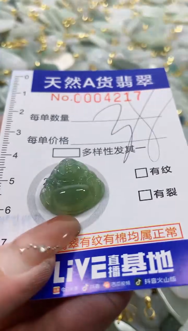 颈饰未镶嵌翡翠天然A货翡翠