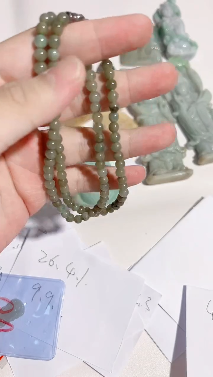 【闪购商品】翡翠颈饰未镶嵌天然缅甸A货翡翠6