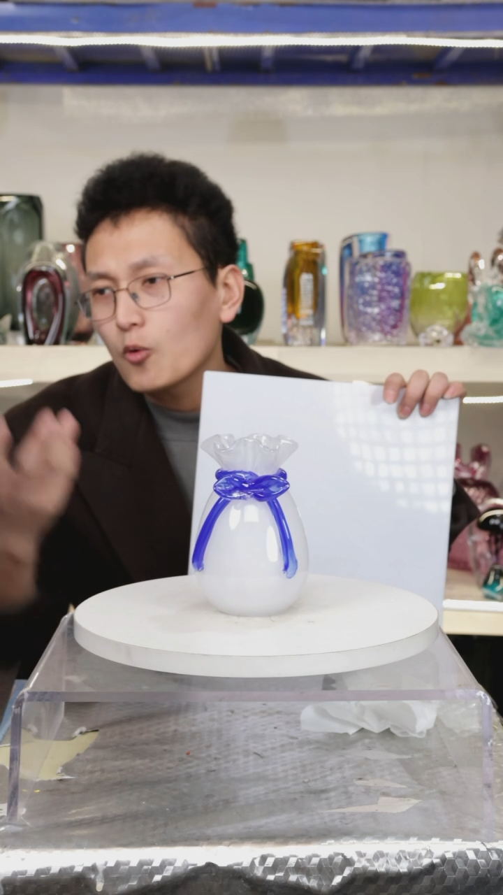 【闪购商品】琉璃高16精品琉璃正常手工痕迹