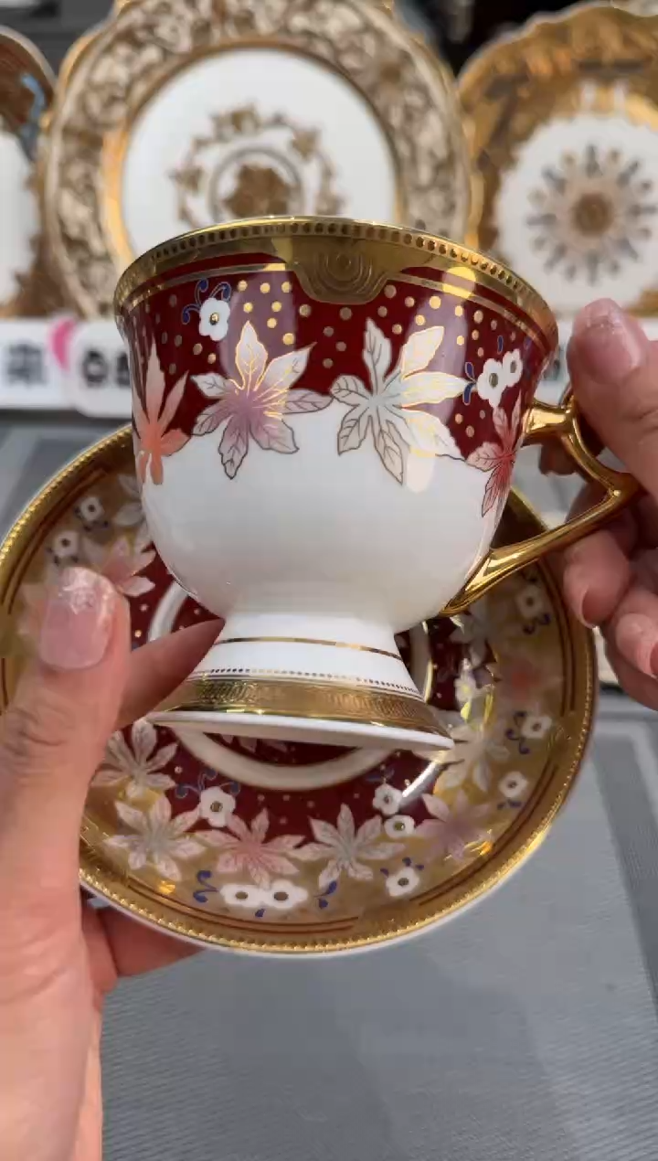 【闪购商品】瓷片咖啡杯碟福利款