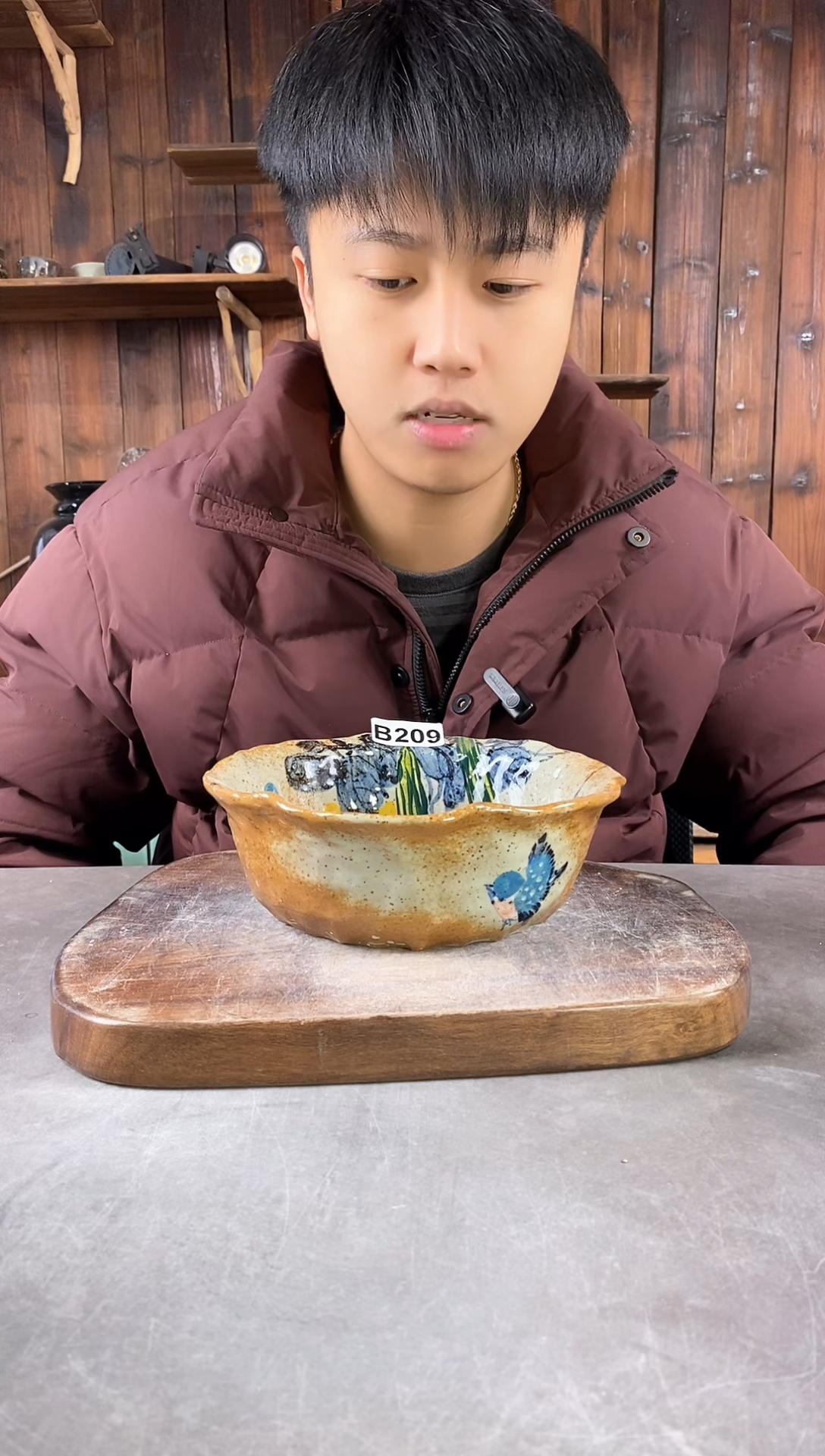 【闪购商品】碗209，手工手绘，新年快乐！