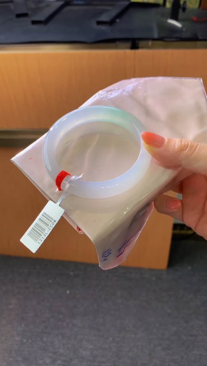 未镶嵌手镯翡翠-X53 圈口53.8 