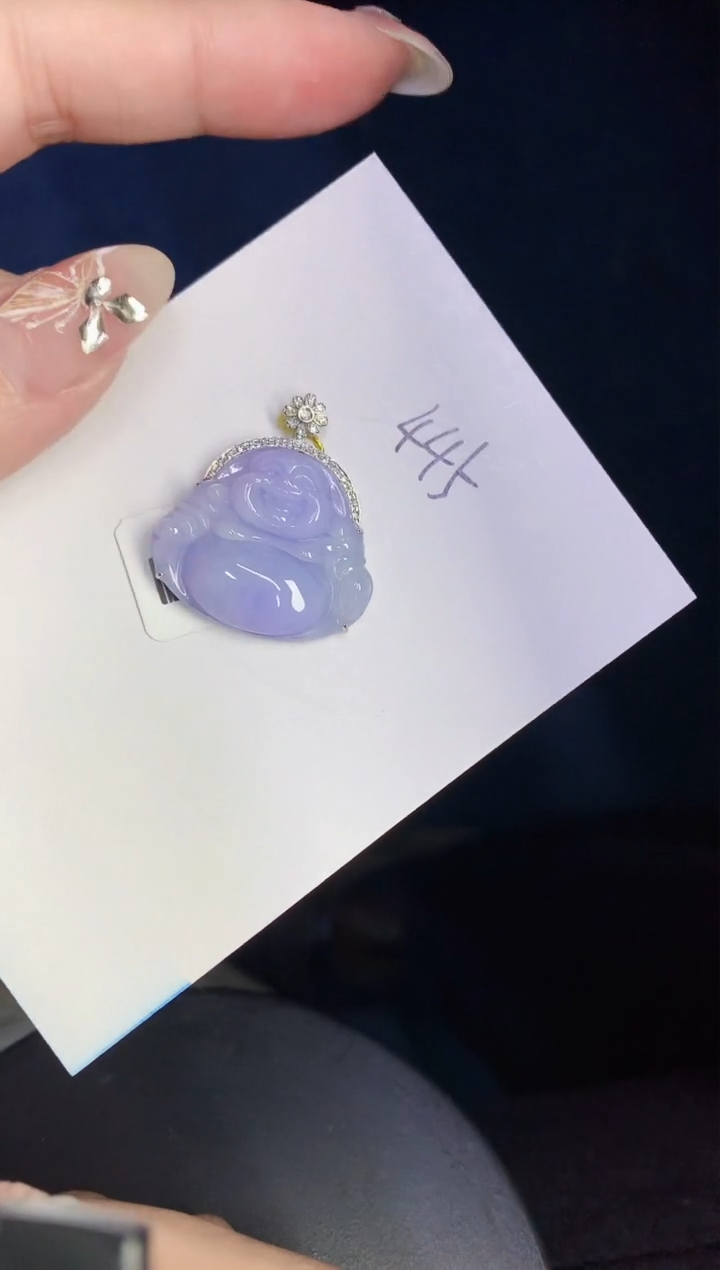 【闪购商品】翡翠颈饰18K金镶嵌0000000000