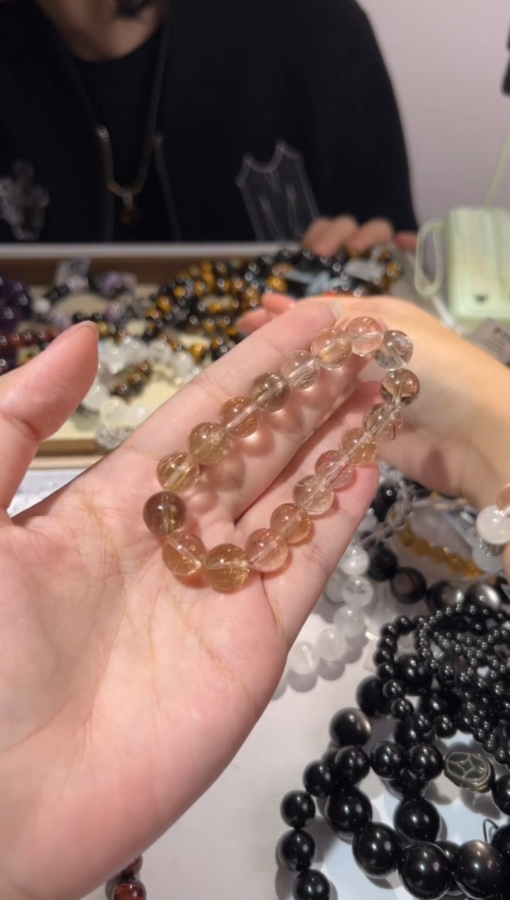 【闪购商品】发晶手链未镶嵌11mm发晶