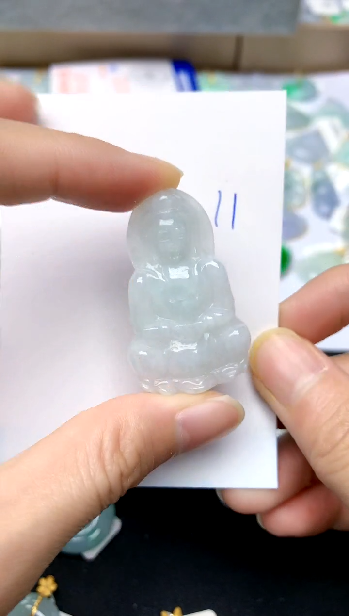 【闪购商品】翡翠颈饰未镶嵌11天然A货翡翠