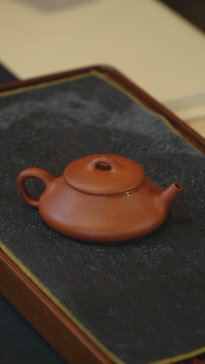 【闪购商品】紫砂茶壶红降坡喜瓢