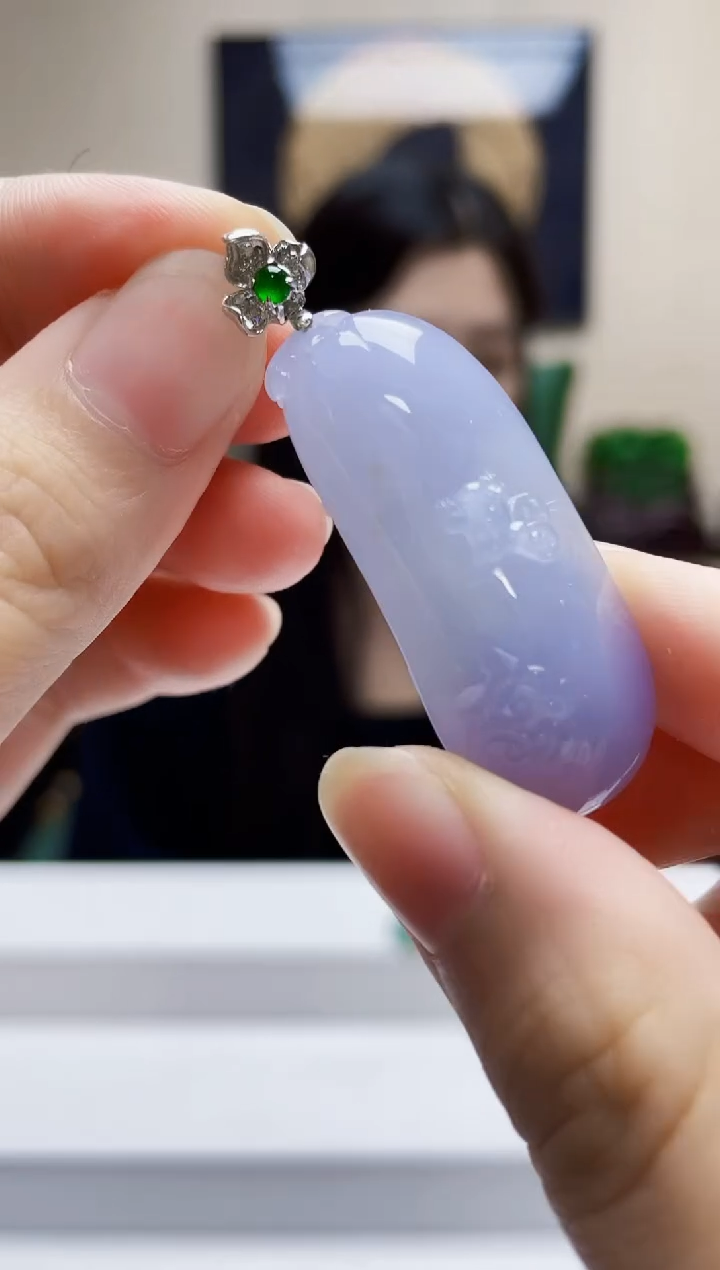 未镶嵌定制翡翠吊坠248