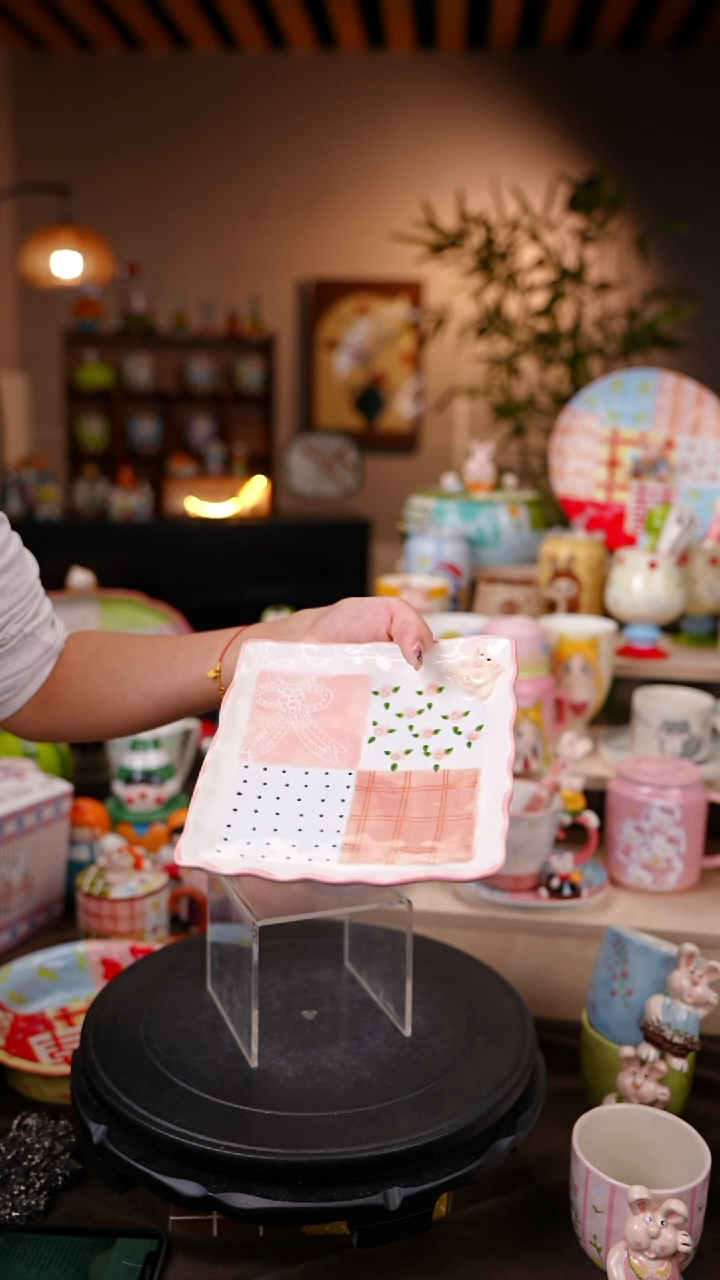 瓷初屿手绘陶瓷餐具