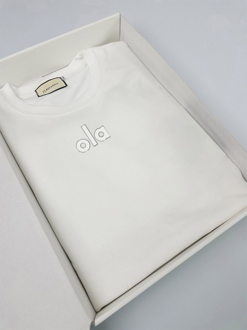 【极简手绘A&L&O】 重磅潮牌夏天宽松圆领春夏休闲短袖Q3