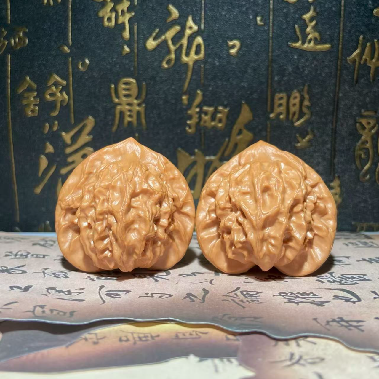 文玩核桃把件图图核桃边41肚39高40