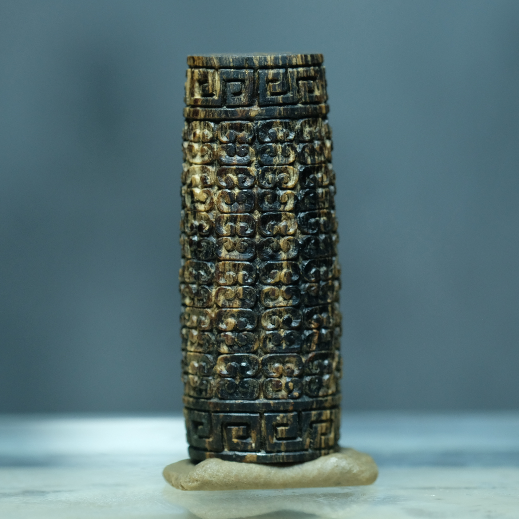 达拉干沉水沉香手工雕刻天珠勒子精品收藏吊坠挂件