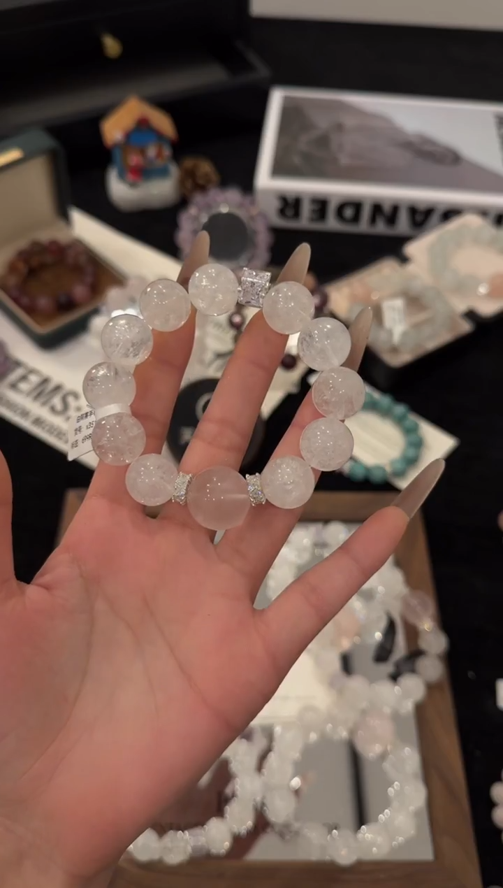 合金手链水晶白阿赛x3514