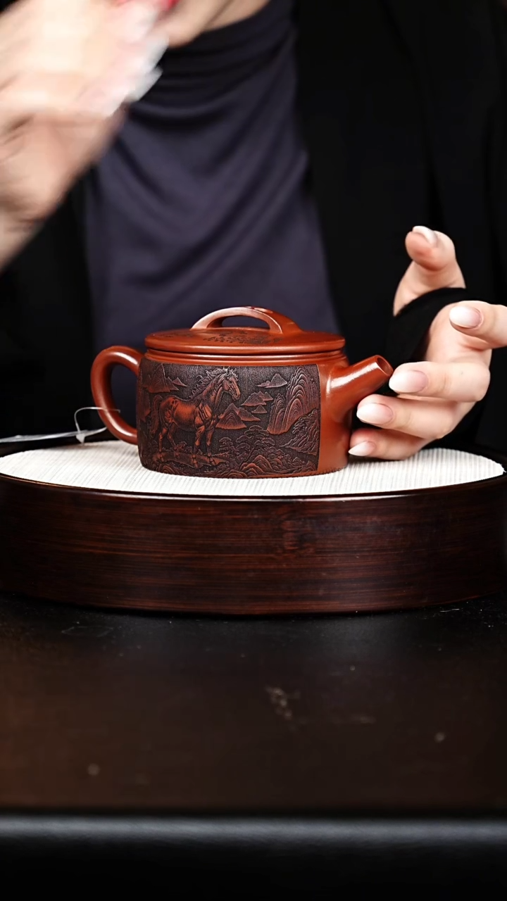 茶壶紫砂汉瓦壶