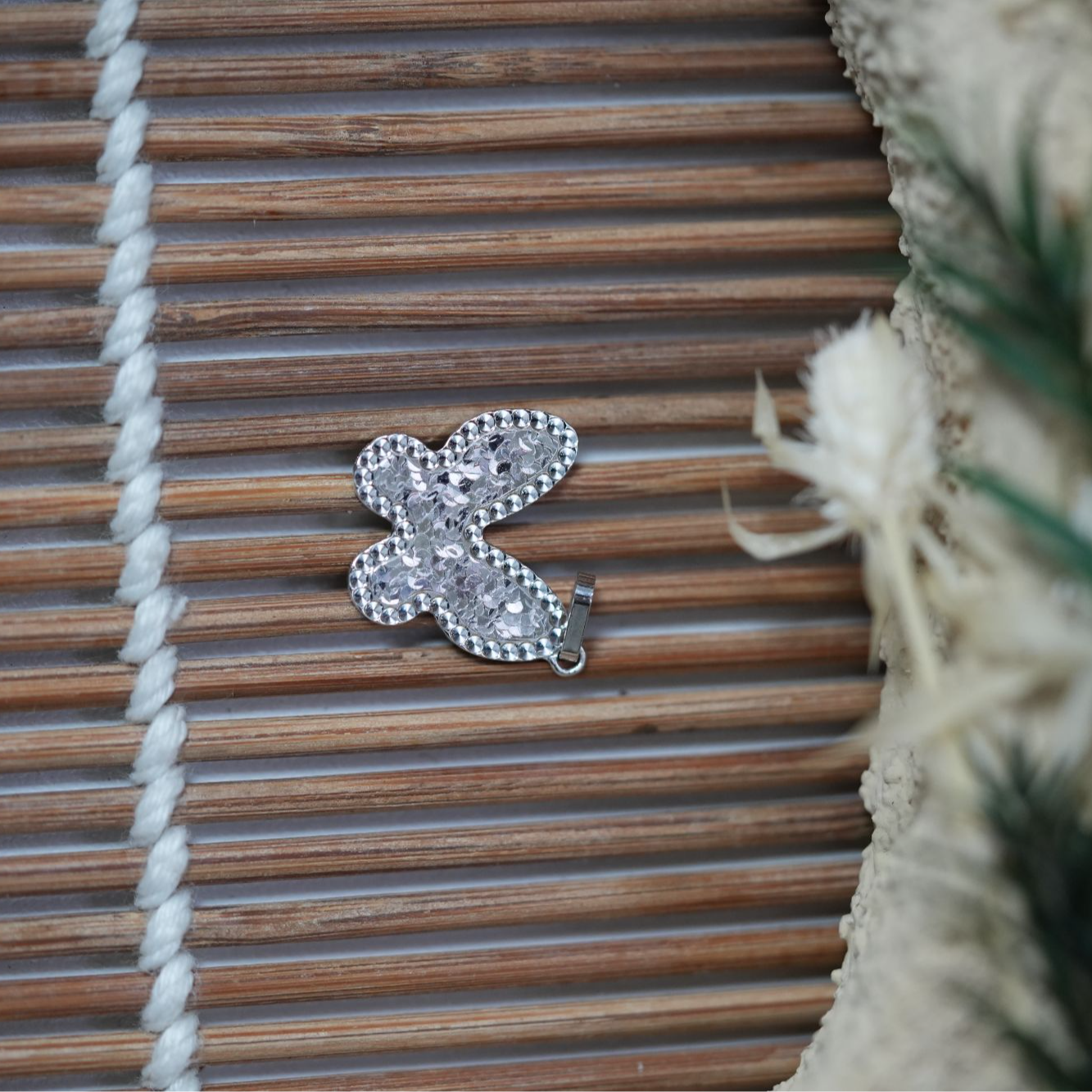 PT990 足铂蝴蝶炫彩吊坠CX1377