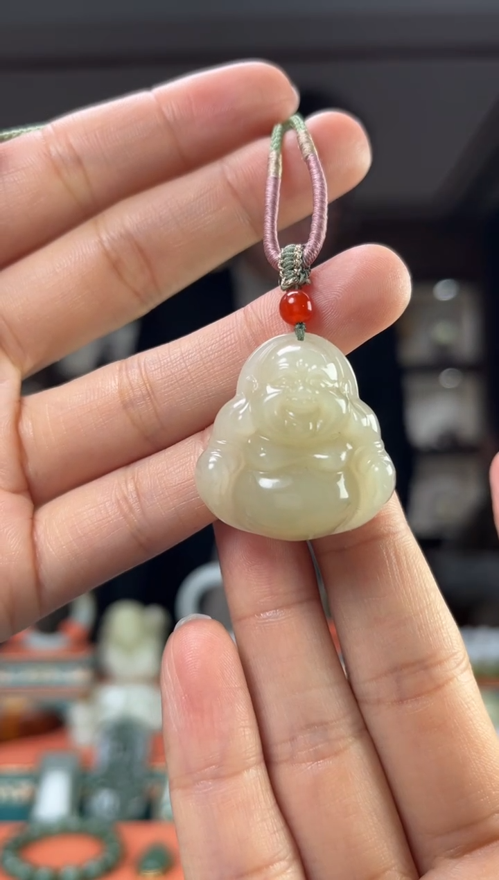 【闪购商品】和田玉颈饰未镶嵌佩佩28mm左右