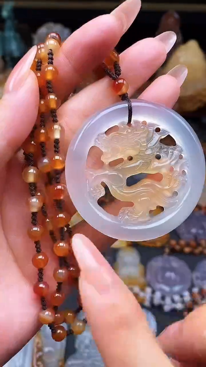 玛瑙/玉髓颈饰未镶嵌dd