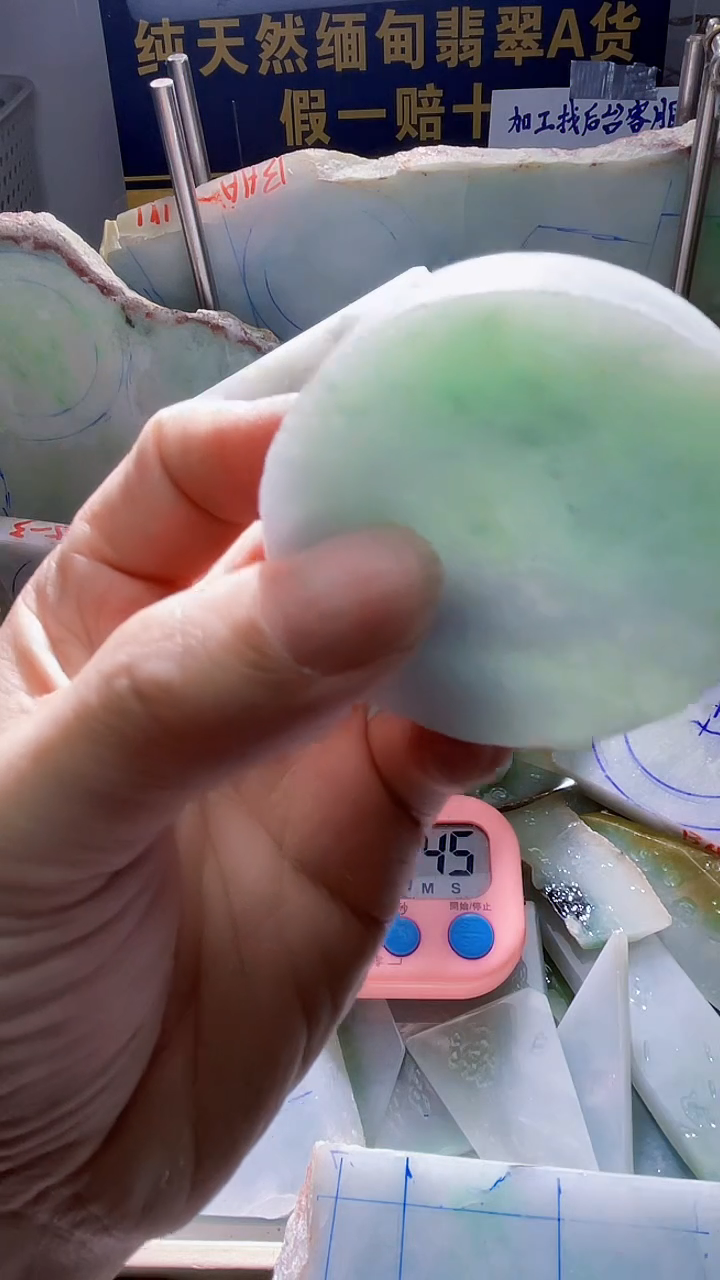 颈饰未镶嵌翡翠龙**下翡翠021