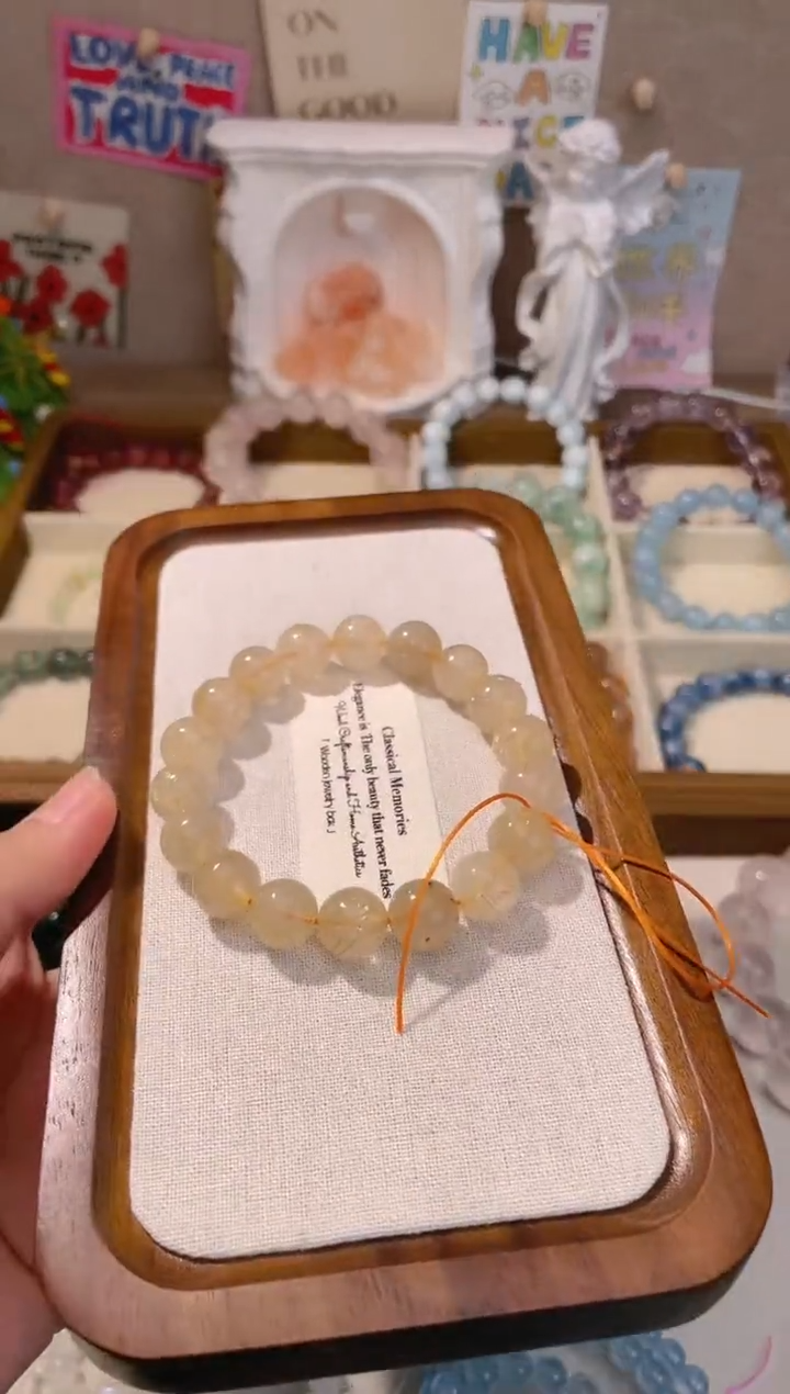 【闪购商品】水晶手串未镶嵌金发晶11加